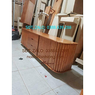 Kệ tivi gỗ sồi