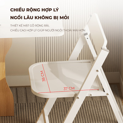 Ghế gấp đa năng thông minh phong cách hiện đại thương hiệu IGA - GM192