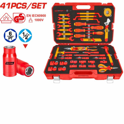 BỘ 41 CÔNG CỤ CÁCH ĐIỆN TOTAL THKITH4101 - HÀNG CHÍNH HÃNG