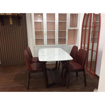 Bộ bàn ăn mặt đá 4 ghế và 6 ghế