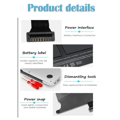 Pin Dành Tương Thích Cho Laptop Macbook Air 11 Mã Máy A1370 Duy Nhất Năm 2010 Với Mã Pin A1375 Model Mc505 Mc506 TEEEMO PC Hàng Nhập Khẩu New Seal
