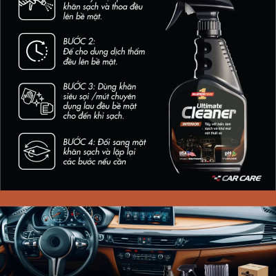 Dung Dịch Tẩy Vết Bẩn Và Làm Sạch Nội Thất SUPERONE Ultimate Cleaner - Interior SOUTHWALL A104