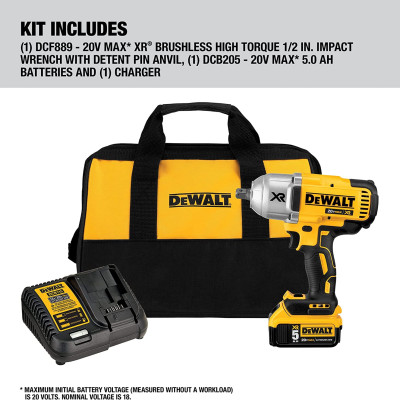 MÁY SIẾT BULONG PIN CẦM TAY 18V DEWALT DCF899P1- HÀNG CHÍNH HÃNG