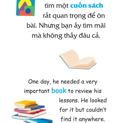 Truyện Tranh Song Ngữ Việt-Anh Cho Bé - Đồ Đạc Gọn Gàng, Sẵn Sàng Sử Dụng - You Find Things More Easily When You Keep Them Orderly