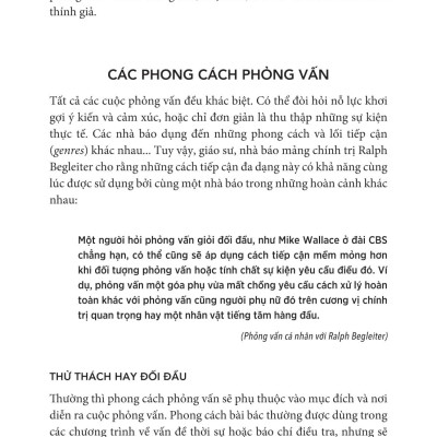 Sách - Nghệ Thuật Phỏng Vấn - Một Hướng Dẫn Dành Cho Các Nhà Báo Và Người Làm Nội Dung Chuyên Nghiệp