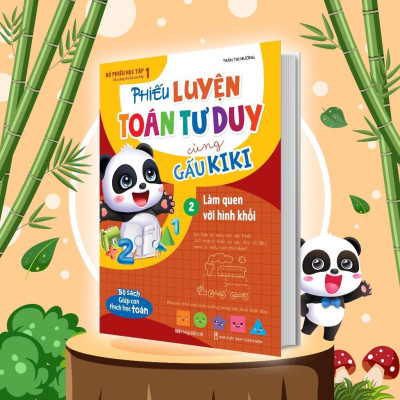 Sách - Phiếu Luyện Toán Tư Duy Cùng Gấu Kiki - Combo 5 Cuốn - Megabook
