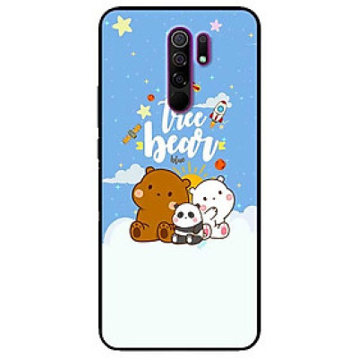 Ốp lưng dành cho Xiaomi Redmi 9 mẫu Gấu Ngồi Trên Mây