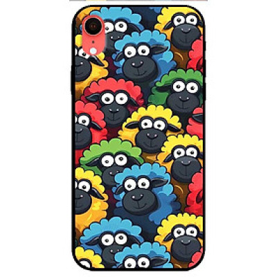 Ốp lưng cho IPhone X - Xs - Xs Max - Xr - 11 - 11 Pro Max - Họa Tiết Cừu - Hàng Chính Hãng