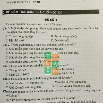 Sách - Đề kiểm tra đánh giá Lịch sử 8 (Kết nối tri thức với cuộc sống)