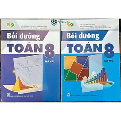 Combo 2 cuốn Sách Bồi dưỡng Toán 8 Tập 1 + Tập 2 - Kết nối tri thức với cuộc sống