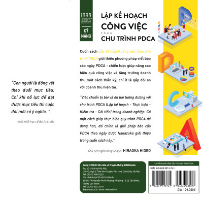 Lập Kế Hoạch Công Việc Theo Chu Trình PDCA - oshiki Nakazaku