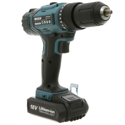 MÁY KHOAN PIN 18V ĐỘNG LỰC (BÚA) 2 TỐC ( 2 PIN THÙNG NHỰA ) WESCO WS2937K2- HÀNG CHÍNH HÃNG