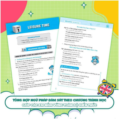 Sách Ngữ Pháp Tiếng Anh Nâng Cao Lớp 8 - Combo 2 Tập - Megabook