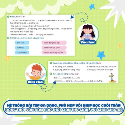 Sách - Phiếu Bài Tập Cuối Tuần Tiếng Việt Lớp 2 - Megabook