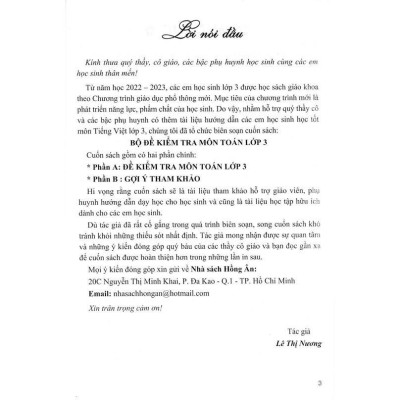 Sách - Bộ Đề Kiểm Tra Môn Toán Lớp 3 - Dùng Kèm SGK Kết Nối - Lê Thị Nương - Hồng Ân