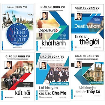 Sách - Combo 6 cuốn Giáo Sư John Vũ - First News
