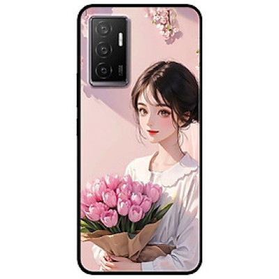 Ốp lưng cho Vivo V23e - Y31 -Y51 - Y55 - Y55s - Y55 2022 - Thiếu Nữ Áo Trắng - Hàng Chính Hãng