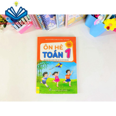 Sách - Combo 2 cuốn Ôn Hè Toán + Tiếng Việt Lớp 1 Cánh Diều.