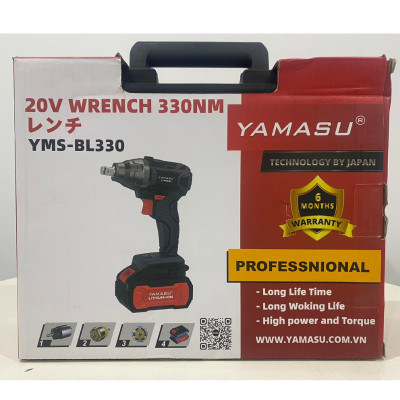 MÁY SIẾT ỐC  PIN 20V 4000MAH  330N YMS-BL330 YAMASU - HÀNG CHÍNH HÃNG