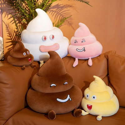 Thú Nhồi Bông Poop Ngộ Nghĩnh Value Toys Màu Hồng 25cm Cho Bé Yêu