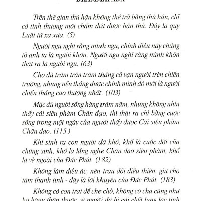 Lời Phật Dạy