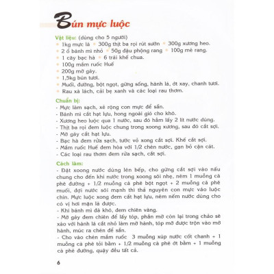 Sách - 30 Món Bún Ngon - Quỳnh Hương - Việt Thư