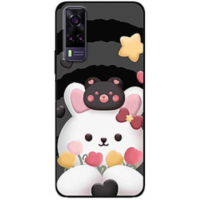 Ốp lưng cho Vivo V23e - Y31 -Y51 - Y55 - Y55s - Y55 2022 - Thỏ Trắng Sao - Hàng Chính Hãng