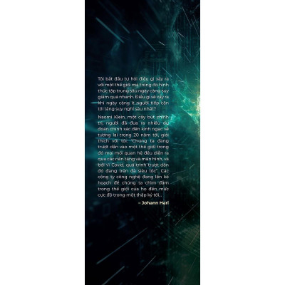 Sách - Kiểm Soát Sự Tập Trung Giữa Cơn Bão Công Nghệ - Johann Hari - Saigon Books