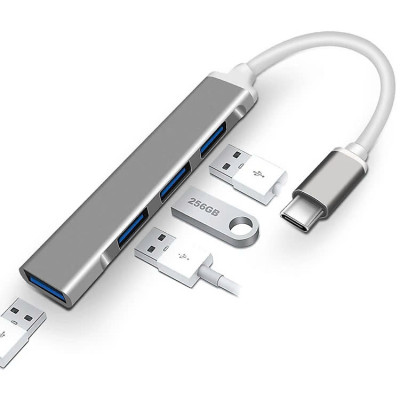 Bộ chuyển đổi USB Type-C sang Hub USB 3.0 4 cổng - Hàng Nhập Khẩu