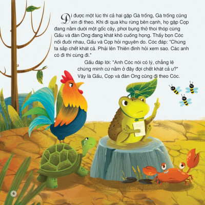 Truyện Cổ Tích Việt Nam - Cóc Kiện Trời (Song Ngữ Việt - Anh)