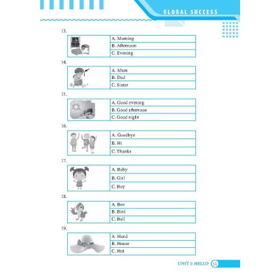 Sách - Global Success - Bài Tập Trắc Nghiệm Tiếng Anh Lớp 3 - Tập 1 - Minh Thắng