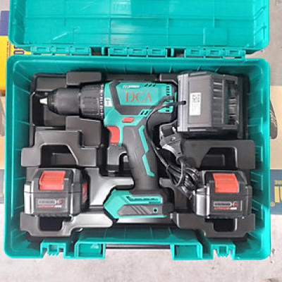 MÁY KHOAN BÚA KHÔNG CHỔI THAN DÙNG PIN 20V/2.0AHX2 DCA ADJZ05-13AM - HÀNG CHÍNH HÃNG