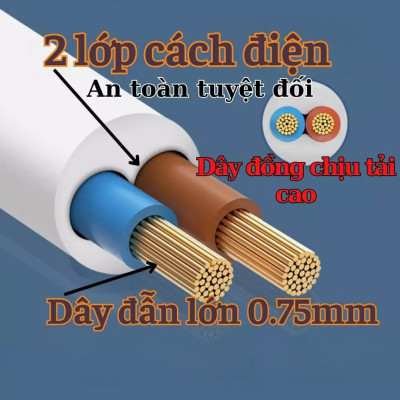 Ổ Cắm Điện Đa Năng Kết Hợp Ổ Cắm USB Chất Lượng Cao 4 Lỗ 3 Chấu Kéo Dài 1.8m Có Công Tắc Tải 2500W Nắp Chống Giật Chống Cháy Tiện Dụng An Toàn Chống Cháy Nổ