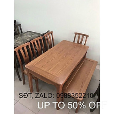 Bàn ăn gỗ sồi