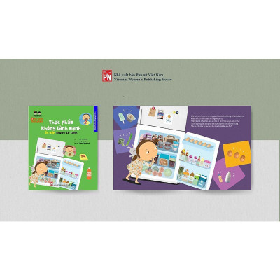 Sách - Hướng Dẫn Kĩ Năng An Toàn Cho Trẻ Em An Toàn Thực Phẩm Thực Phẩm Không Lành Mạnh - Ẩn Nấp Trong Tủ Lạnh - NXB Phụ Nữ