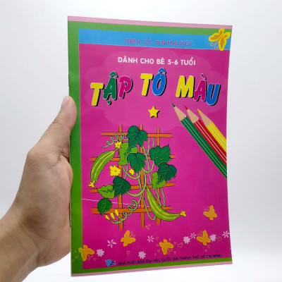 Tập Tô Màu - Dành Cho Bé 5-6 Tuổi