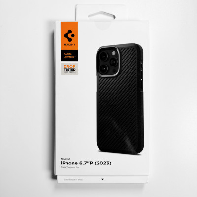 Ốp Lưng dành cho iPhone 15 Pro Max Spigen Core Armor Case - Hàng Chính Hãng