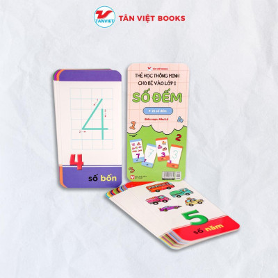 Sách - Bộ Thẻ Học Thông Minh Cho Bé Vào Lớp 1 - Tân Việt Books