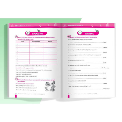 Sách - Big 4 Bộ Đề Tự Kiểm Tra 4 Kỹ Năng Nghe - Nói - Đọc - Viết Tiếng Anh Cơ Bản Và Nâng Cao Lớp 8 - Tập 1 - Megabook