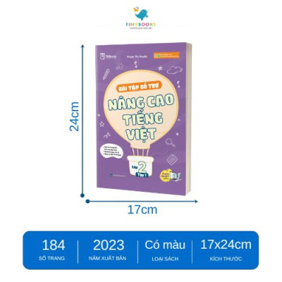 Sách - Bài tập bổ trợ nâng cao Toán - Tiếng Việt - Tiếng Anh lớp 2 - Theo Chương Trình Sách Giáo Khoa