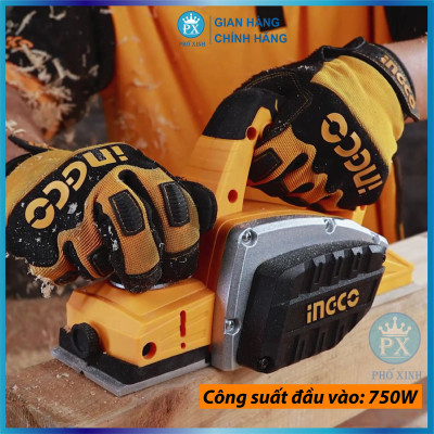 Máy bào gổ điện 750w ingco PL7508 tiện lợi, an toàn hiệu quả dễ dàng tháo lắp dân dụng