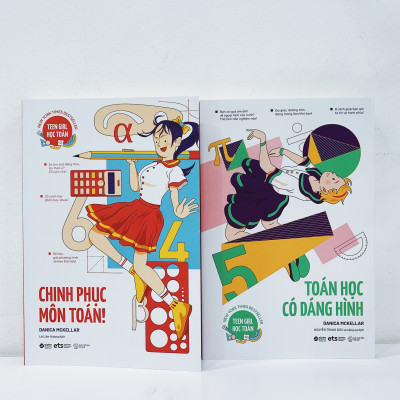 Combo Teen Girl Học Toán: Kiss My Math - Chinh Phục Môn Toán + Girls Get Curves - Toán Học Có Dáng Hình