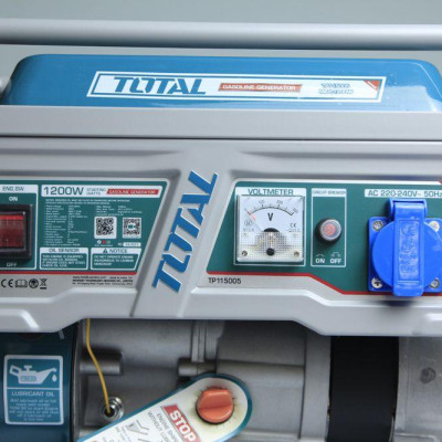 MÁY PHÁT ĐIỆN DÙNG XĂNG 1.2KW TOTAL TP115005 - HÀNG CHÍNH HÃNG