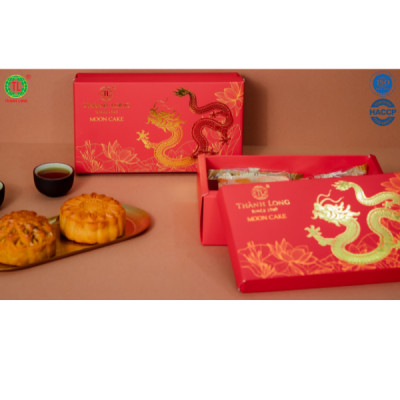 Hộp Bánh Trung Thu 2 bánh 1 trứng 150g - Combo Super A1 - Thành Long (300g) - VIỆT NAM