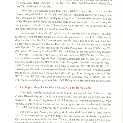 (Bìa cứng - In màu - Phiên bản 2022) NGỰ PHÊ TRÊN CHÂU BẢN TRIỀU NGUYỄN (1802 – 1945) – Trung tâm Lưu trữ quốc gia I biên soạn - NXB ĐH Sư phạm 