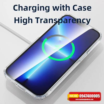 Ốp lưng dành cho iPhone 13 Pro Max Rock hỗ trợ sạc không dây- Hàng chính hãng