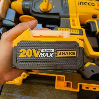 MÁY KHOAN BÊ TÔNG 3 CHỨC NĂNG SỬ DỤNG PIN 20V INGCO CRHLI202287 - HÀNG CHÍNH HÃNG