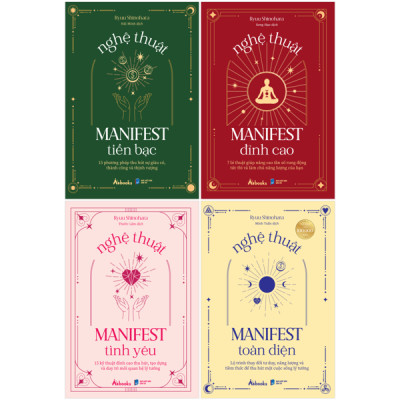 Sách - Combo Sách Nghệ Thuật Manifest - Tiền Bạc + Đỉnh Cao + Tình Yêu + Toàn Diện (Bộ 4 Cuốn)