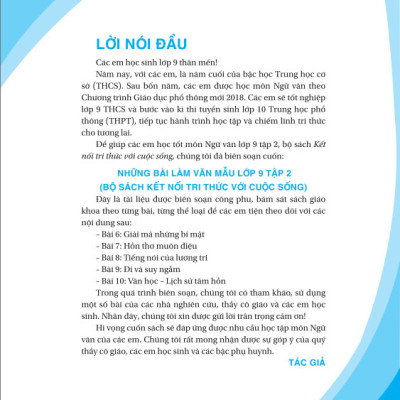 Sách - Những Bài Làm Văn Mẫu Lớp 9 - Kết Nối - ndbooks