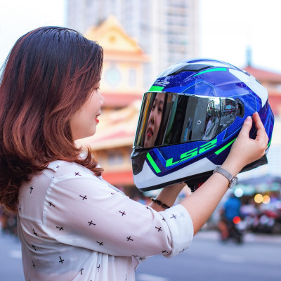 Mũ Bảo Hiểm Fullface Hai Kính LS2 FF320 Stream EVO